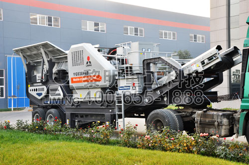 輪胎式移動破碎站